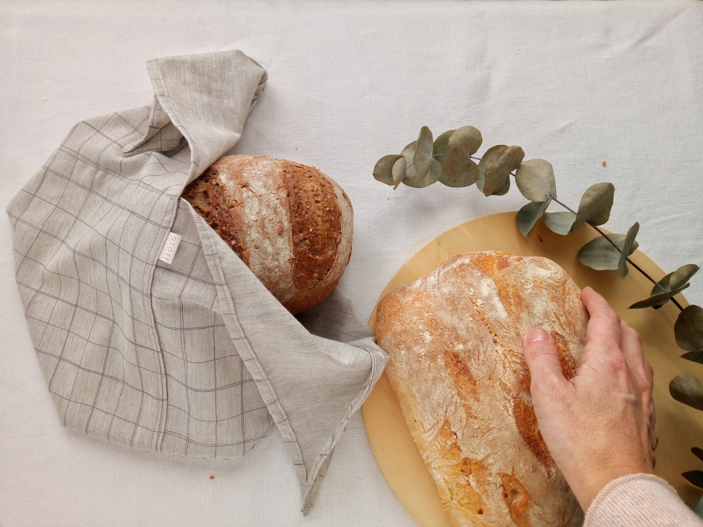 Sacchetto porta pane e Contenitori in stoffa - Gioie di Casa Lab